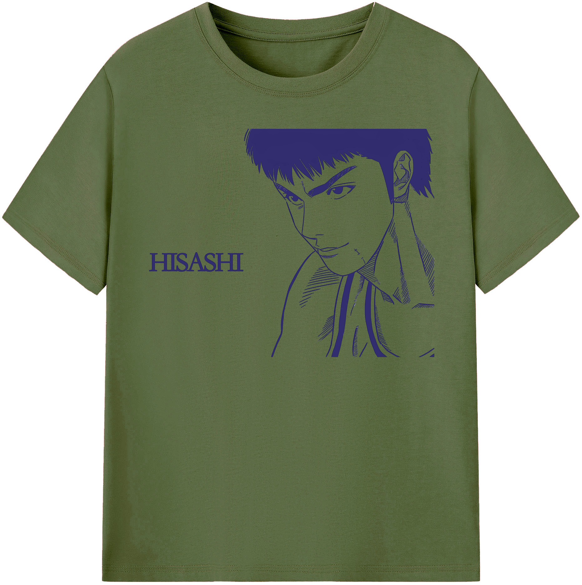 SLAM DUNK／スラムダンク 綿100％半袖Tシャツ（フロントプリント）